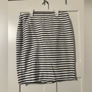 J. Crew Nautical Pencil Skirt